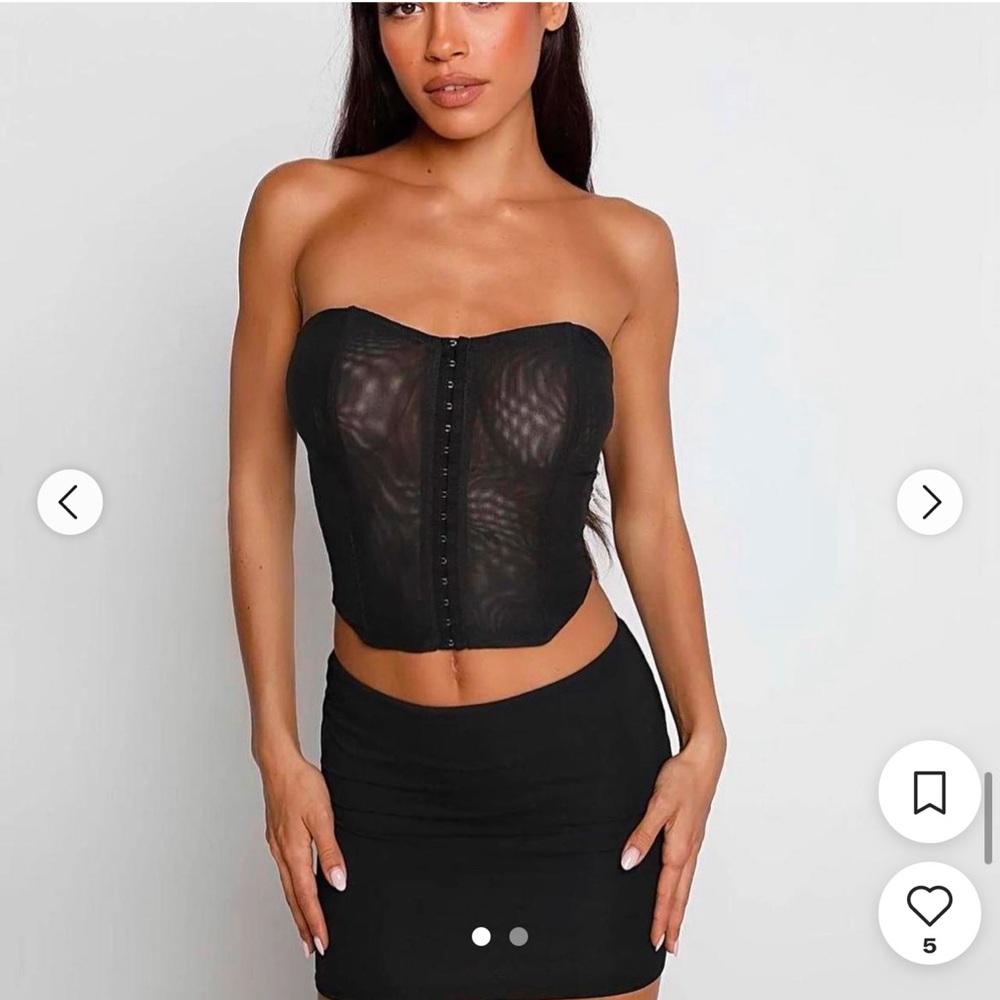 Tiger Mist Luca Corset Black Xs